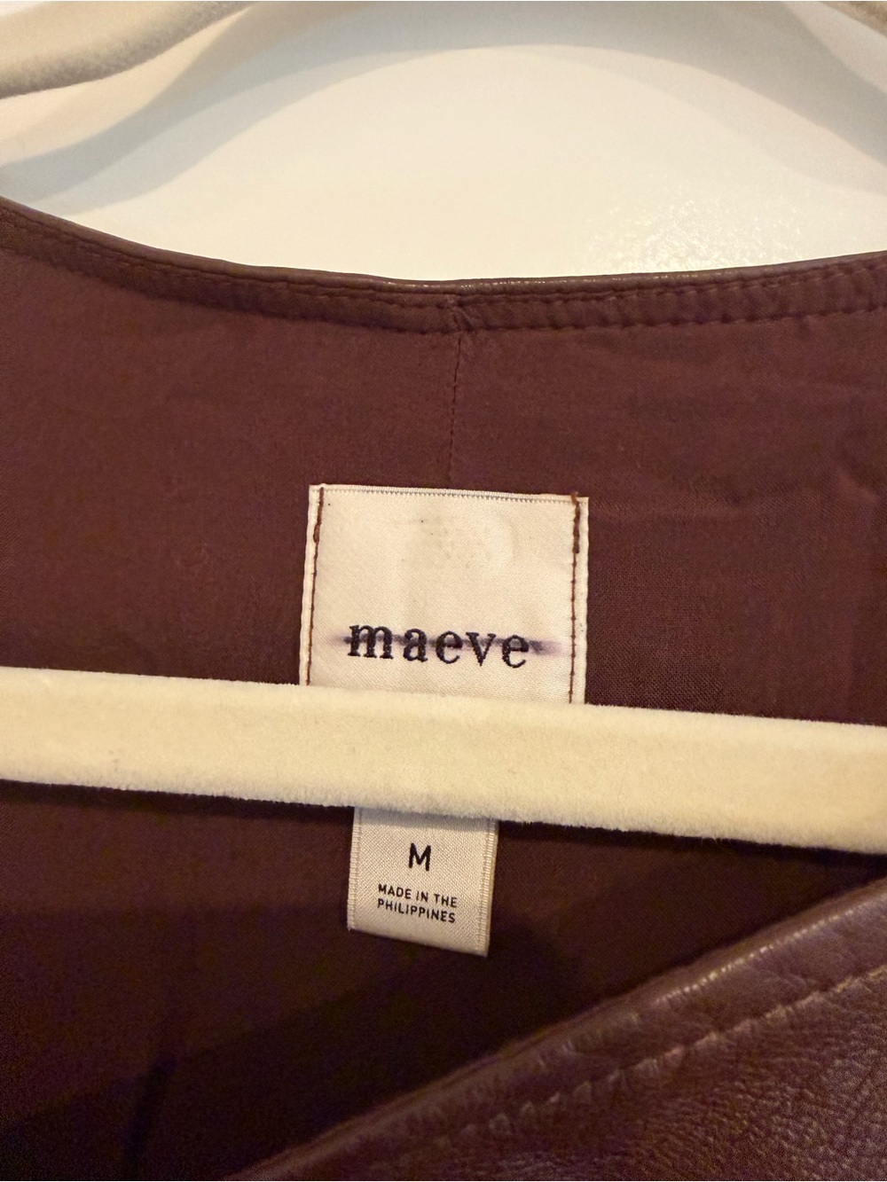 Maeve by Anthropologie Sleeveless Vegan Leather Wrap Midi Dress - Picture 7 of 13